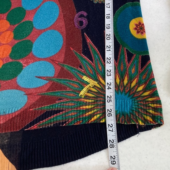 Desigual Lightweight Multicolor Sweater - Picture 8 of 8